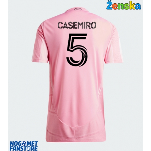 Inter Miami Casemiro #5 Domaci Dres za Ženska 2026-27 Kratak Rukav